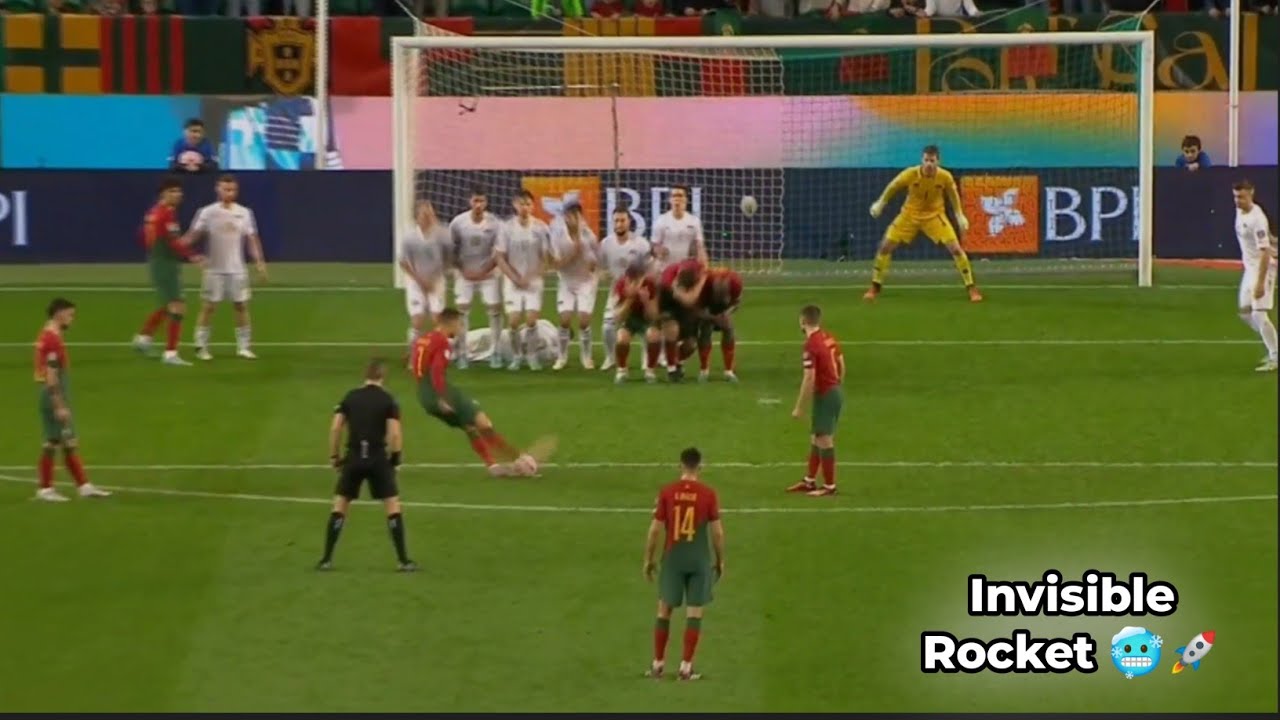 cristiano ronaldo freekick goal for portugal 🐐 CR7 Rocket 🚀 YouTube