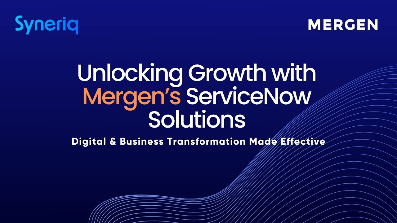 Transform Your Business with Mergen and ServiceNow - YouTube