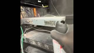 Quick Server Room Cleaning π₯οΈ #cisco #itnetworking #network