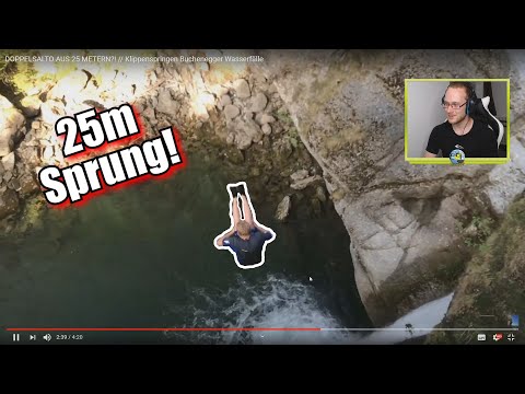 Doppelsalto aus 25m // Reaktion