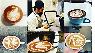 Most satisfying latte art photos made by me #barista jilmer mejia keep pouring your dreams