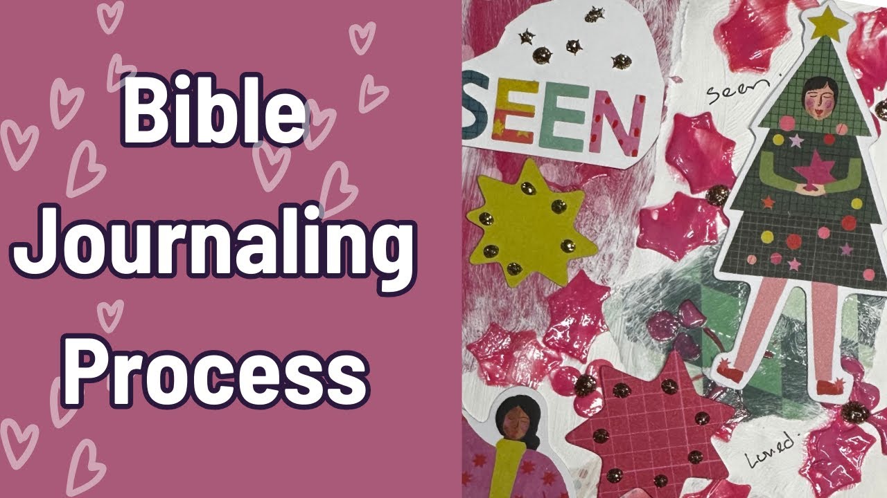 Bible Journaling Process | Illustrated Faith Advent | Mixed Media Bible ...