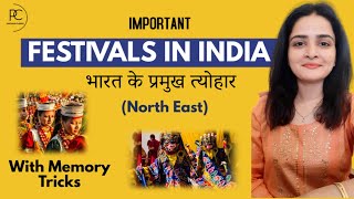 Important Festivals in India | State wise | Indian Art & Culture | With Memory Tricks by Ma