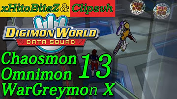 Digimon World Data Squad #13 "Chaosmon, Omnimon & WarGreymon X" (w/ Clipsvh )
