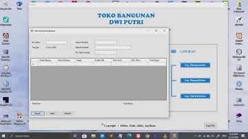 SISTEM INFORMASI TOKO BAHAN BANGUNAN DWI PUTRI (SITOBADRI)