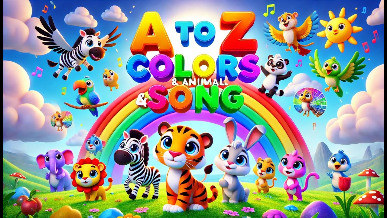 🌈🎶 A to Z Colors & Animals Song | Fun Learning for Kids! 🎶🌈