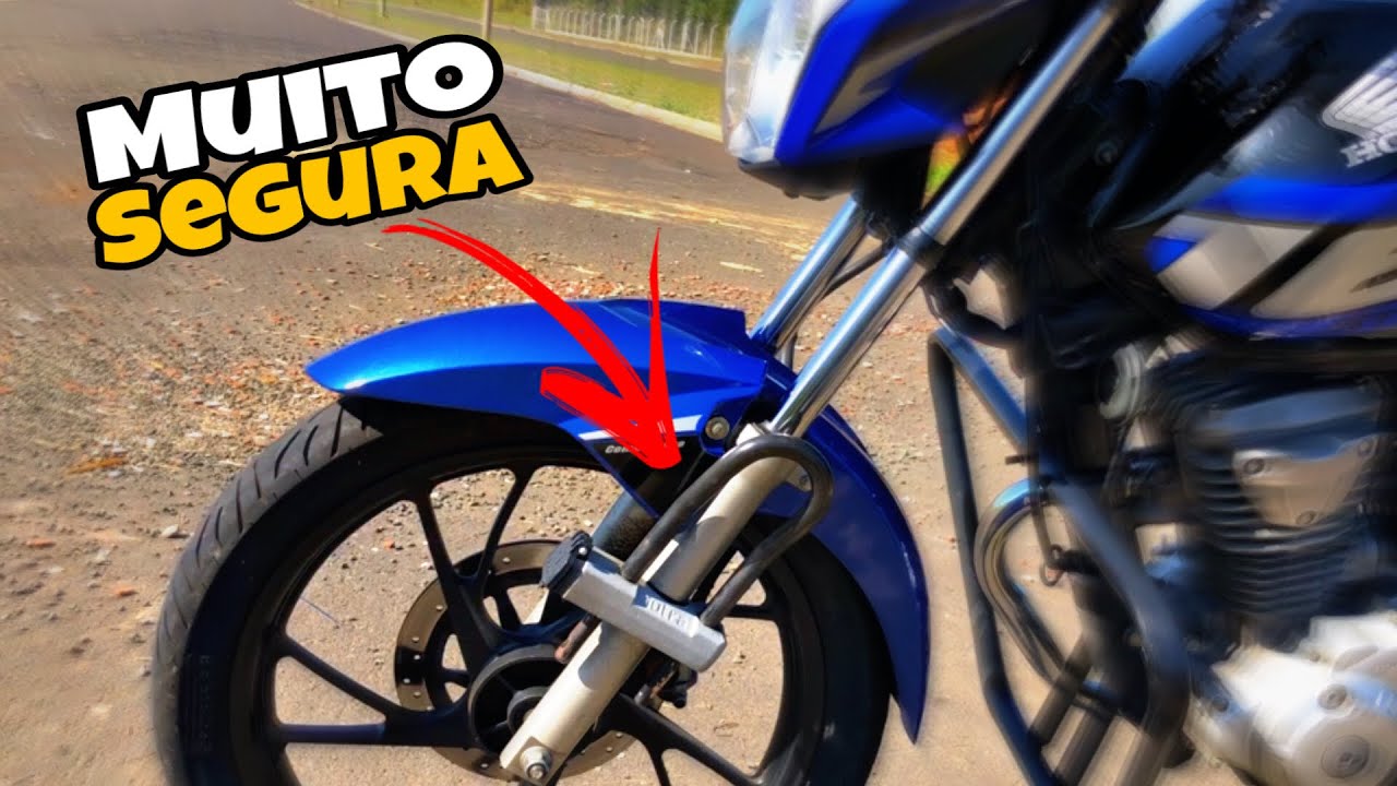 TRAVA ANTI LADRÃO PARA MOTO🔒