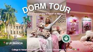 UNIVERSITY OF HAWAIʻI DORM TOUR (✿◠‿◠) FREAR HALL 4x4 SUITE
