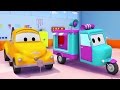 フランク 消防車 そして, レッカー車のトム, (子供向け)車&トラックの建設アニメ