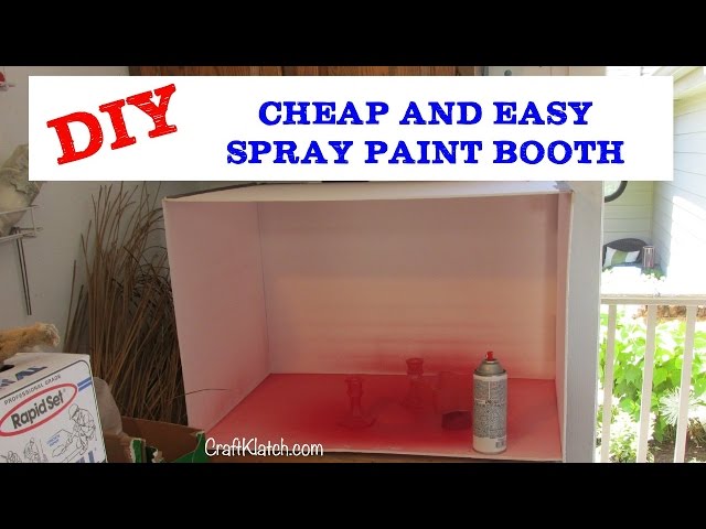 $50 DIY Collapsible Spray Paint Tent  Diy paint booth, Spray booth diy, Spray  paint booth