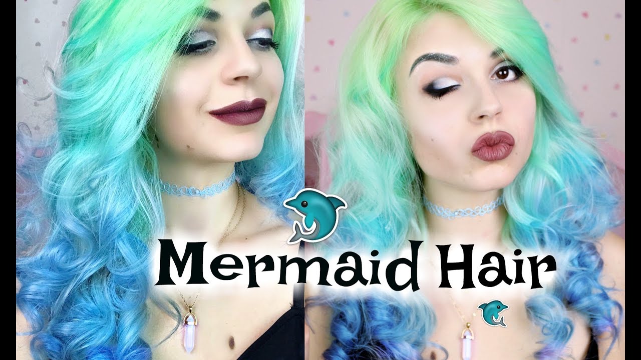 6. "Blue Mermaid Hair Tutorial: How to Get the Look on Tumblr" - wide 9