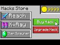 Minecraft, But You Can Buy Hacks...