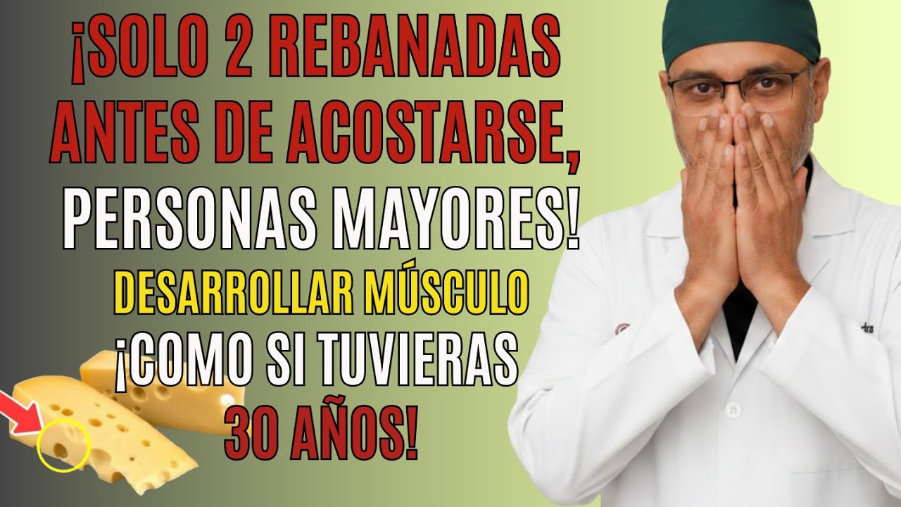 SENIORS: cirujano ortopédico revela el queso 1000 veces mejor que los huevos después de los 70