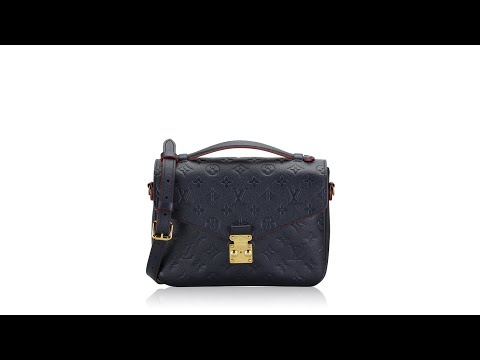 Louis Vuitton Monogram Empreinte Pochette Metis Marine Rouge Louis Vuitton Monogram Empreinte Pochette Metis Marine Rouge