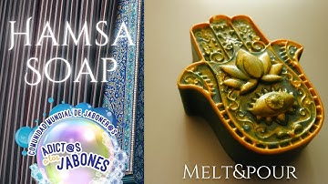 🆒🧼Jabón Glicerina Mano Fatima/Hamsa-Técnica con pipeta🧫[💥NUNCA FALLA💥]
