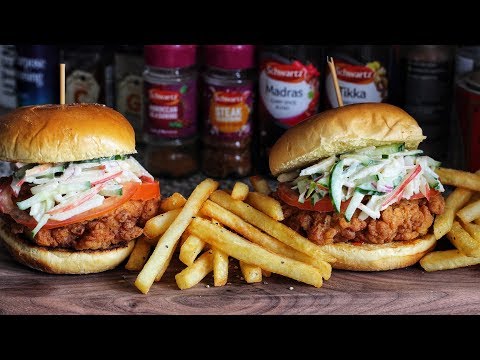 The Ultimate Chicken Burger | Buttermilk Fried Chicken & Apple Slaw