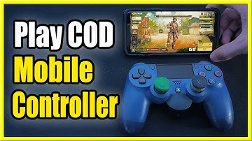 How to PLAY Call of Duty MOBILE with PS4 CONTROLLER (Connect to Phone using Bluetooth!)