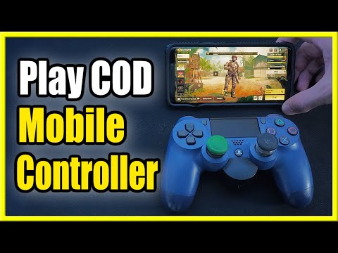 How to PLAY Call of Duty MOBILE with PS4 CONTROLLER (Connect to Phone using Bluetooth!)