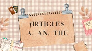 Tricky Questions on A, An, The & Zero Article