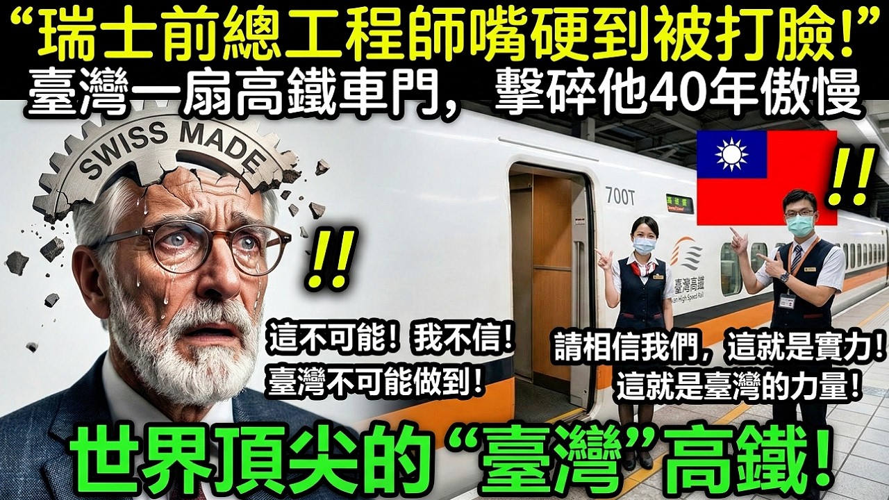 我幹鐵路40年！瑞士前總工程師：臺灣高鐵車門，給我上了最狠一課