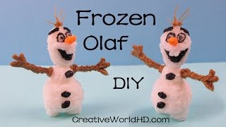 How to Make Snowman Frozen Olaf Figurine - 3D Printing Pen Creations DIY Tutorial by Creative World