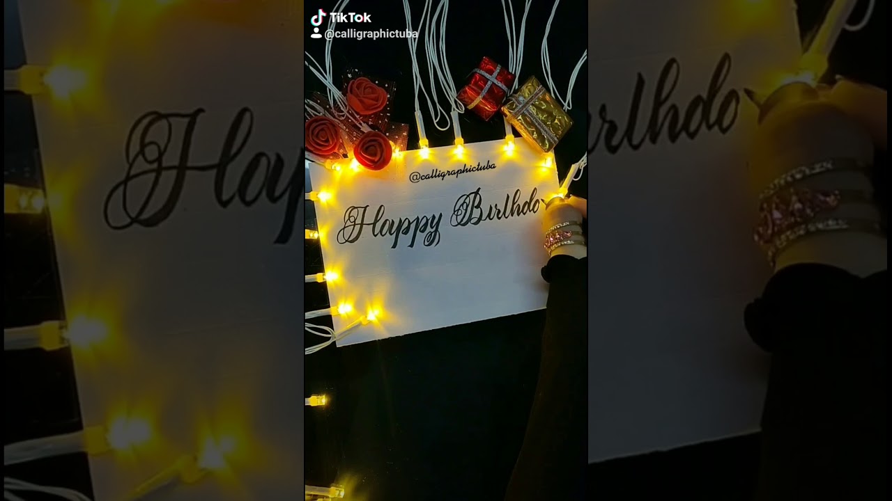 Happy Birthday My King | Calligraphy | Birthday Wish Special | WhatsApp Status Video