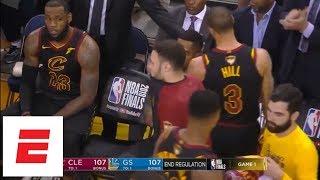 Watch the full highlights of golden state warriors' overtime win over
cleveland cavaliers in game 1 2018 nba finals. ✔ subscribe to espn
on yo...