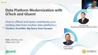 Data Platform Modernization with GTech and Gluent Wealth