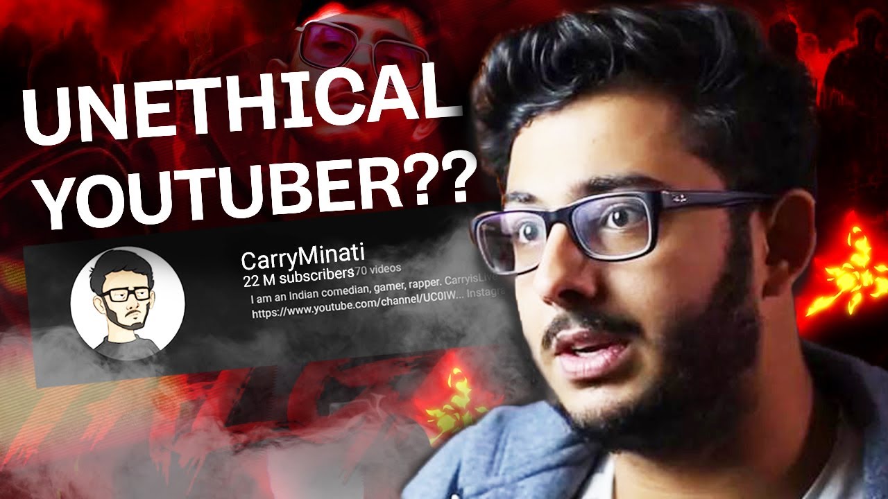 CarryMinati Is Unethical Youtuber