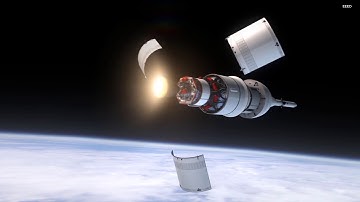 Space Ship Satellite Deployment Orbit Atmosphere