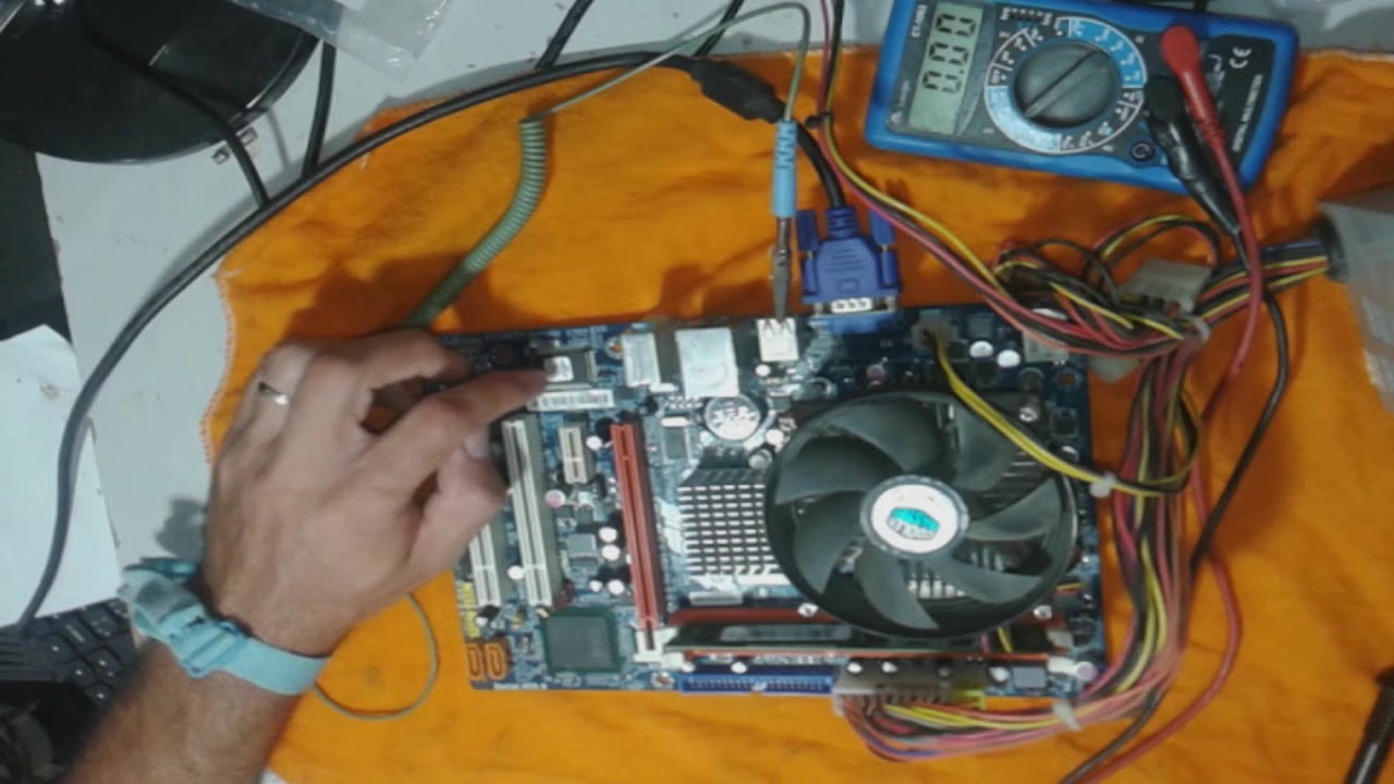 Placa mãe liga e não da vídeo