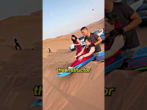 She Regretted Sliding Down This Dune Shorts