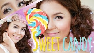 sweet candy makeup | แต่งหน้าสดใสแบบหวานๆ | Cherry Chanakarn screenshot 5