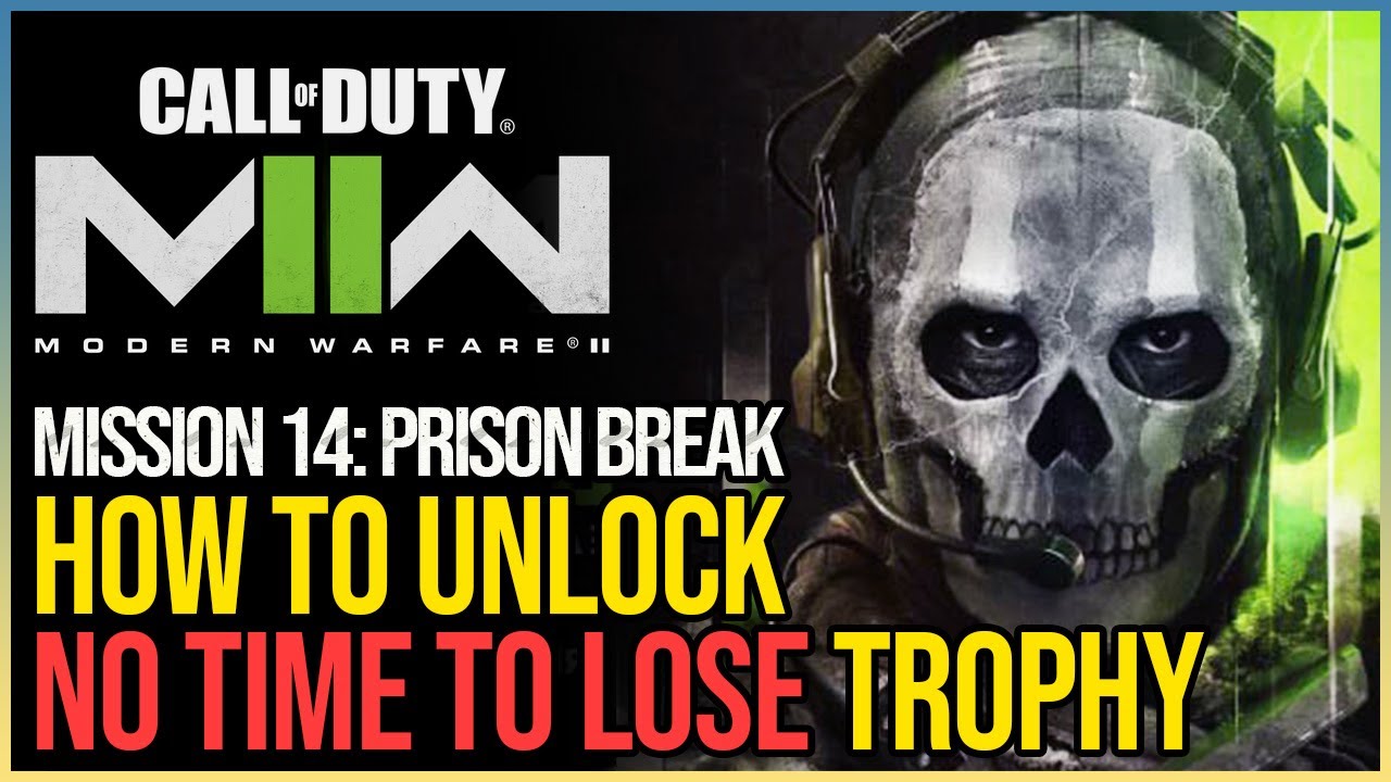 How To Unlock No Time To Lose Trophy MW2?