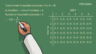Probability of Two Dice | Class 10 Maths Chapter 14