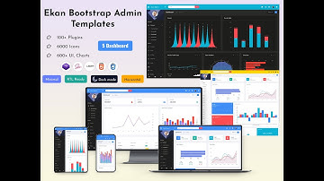 Admin Panel Dashboard Template Bootstrap UI Kit Webapp – Ekan