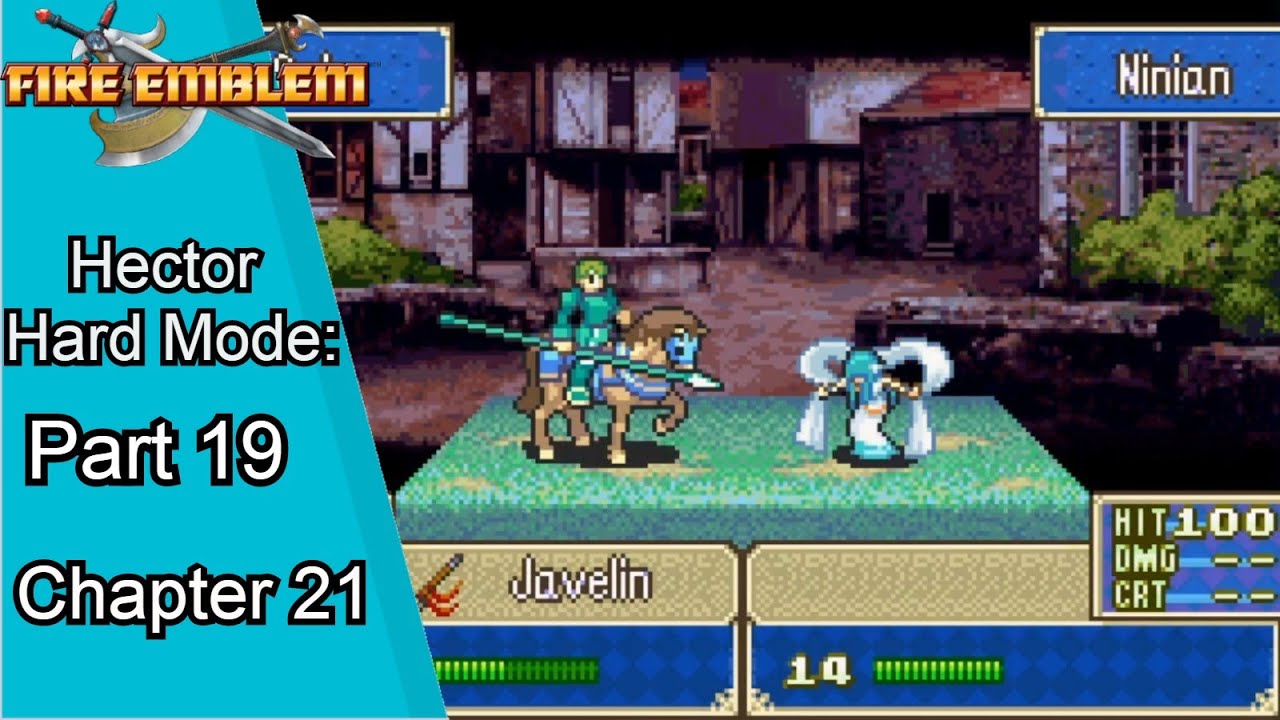 Let's Play Fire Emblem The Blazing Sword Hector Hard Mode Part 19 