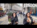 Central London Walk, Busy Streets of West End from Leicester Square to Tottenham Court Road