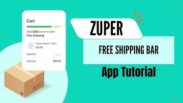 How to Use Zuper Free Shipping Bar | Complete Shopify Setup Tutorial (Step-by-Step Guide)