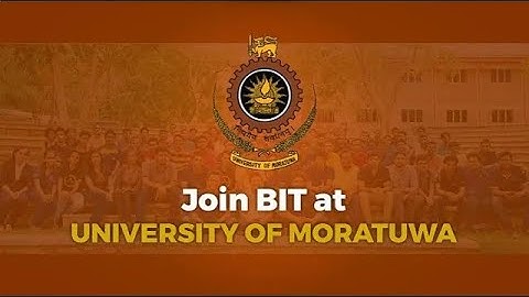 About BIT(External) - University of Moratuwa