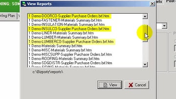 Creating a Bill of Materials and Reports
