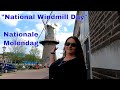 Netherlands National Windmill Day in Schiedam or Nationale Molendag!