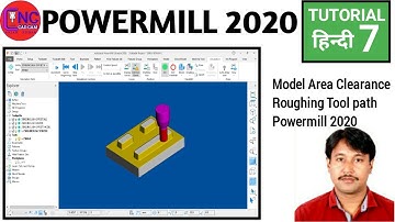 Model Area Clearance Roughing Toolpath