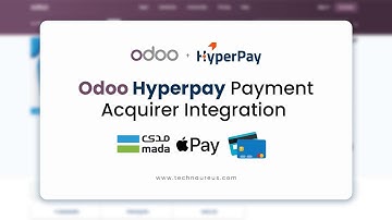 Odoo ERP & HyperPay Payment Gateway Integration | Cards, Mada & Apple Pay
