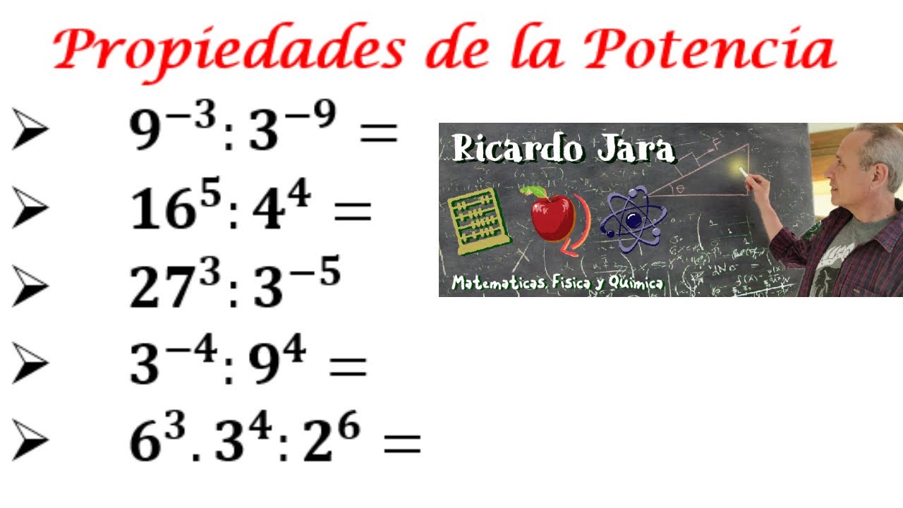 Potencias De Distinta Base Y Distinto Exponente
