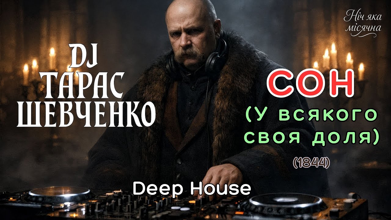 🎧 DJ Тарас Шевченко - СОН («У всякого своя доля…», 1844) | Deep House