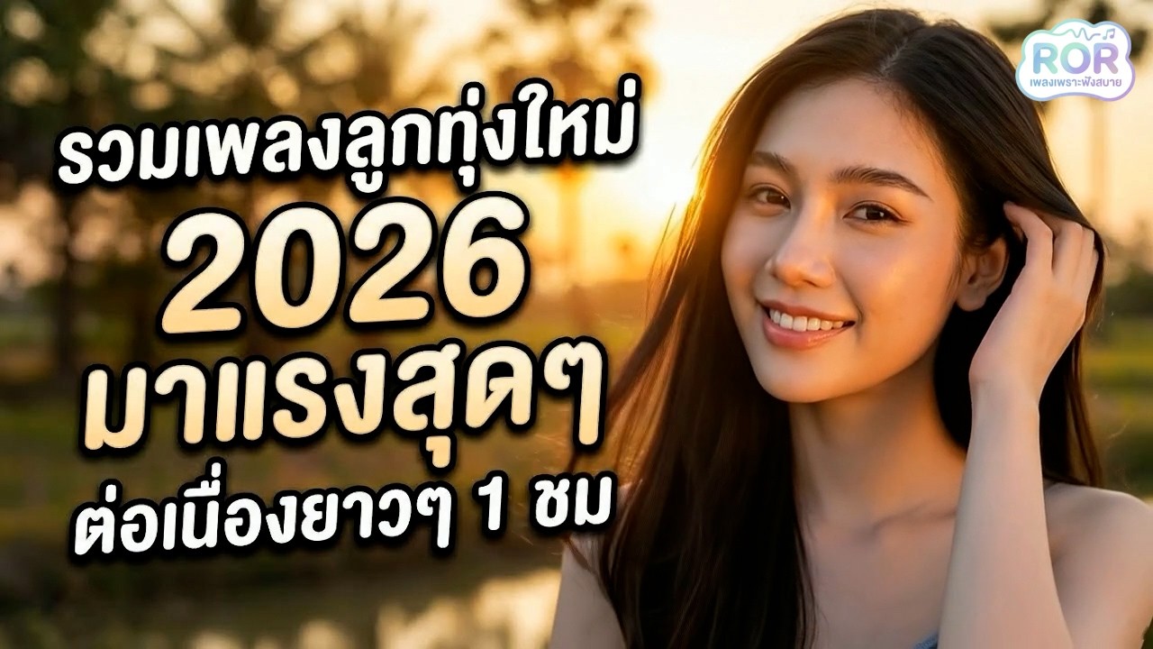 รวมเพลงลูกทุ่งใหม่ล่าสุด มาแรง 2026 💥 เพราะจัดเต็ม 1 ชั่วโมง!