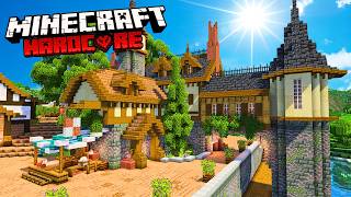 I Built a Tavern Run By Villagers in Hardcore Minecraft