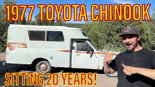 ABANDONED 20 years!  Will it run and drive? 1977 Toyota Hilux  Chinook