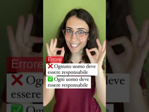 Video: L'attrezzatura è grammaticalmente corretta?